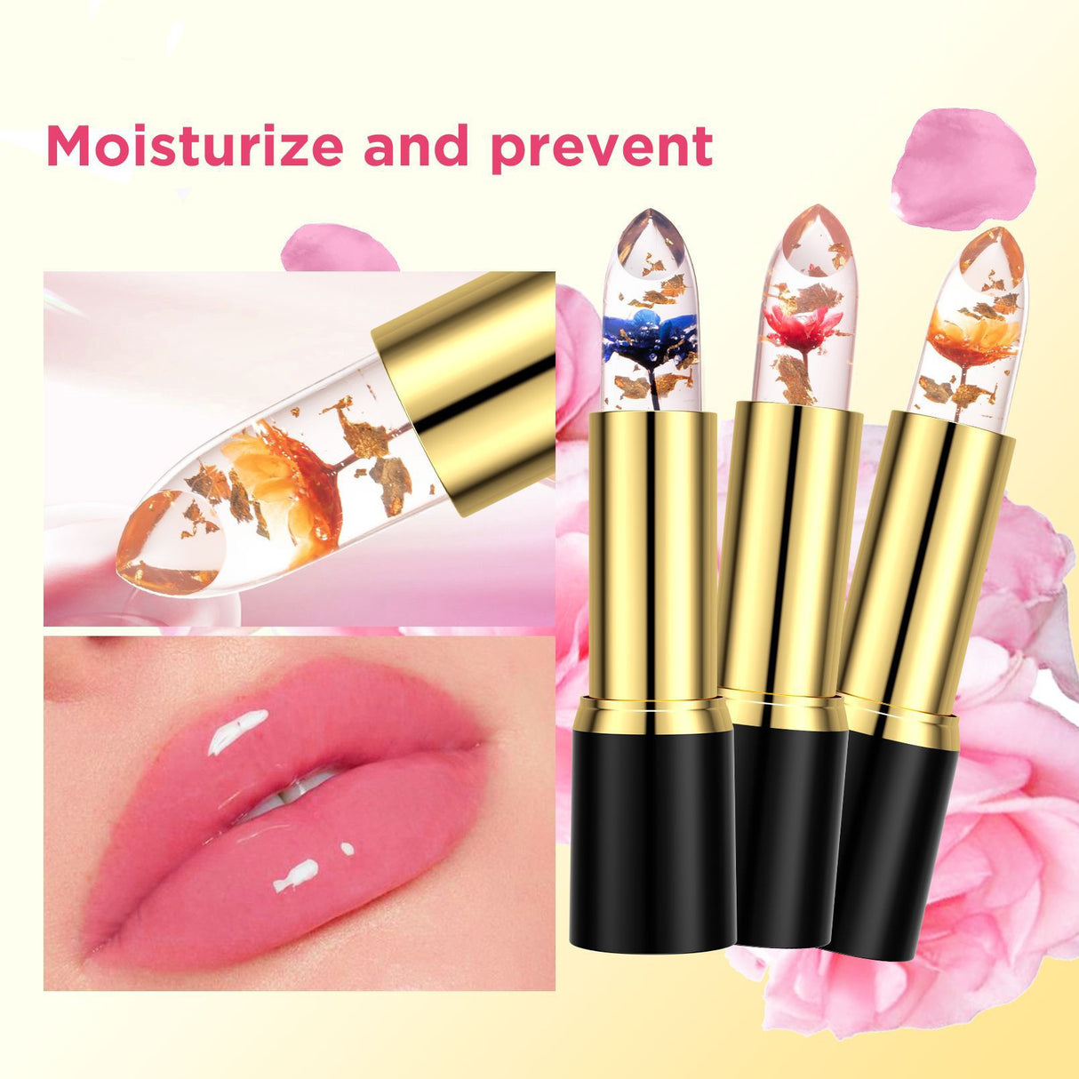 Jelly Flowers Nourishing Moisturizing Lipstick