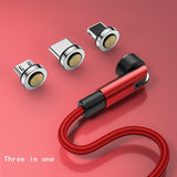 Compatible With Appl E , 540 Degree Rotating Magnetic Data Cable Three In One