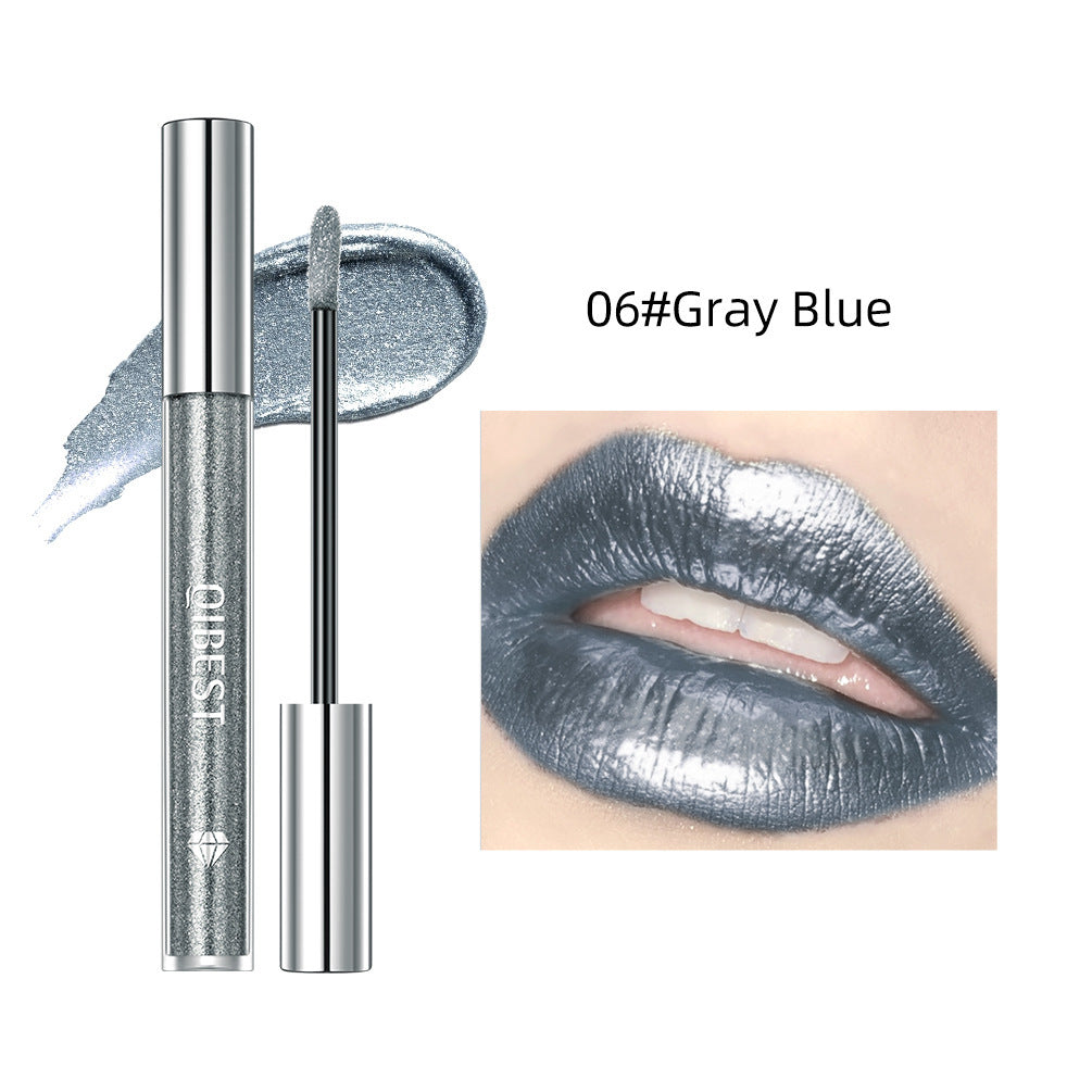 Liquid Lipstick Diamond Eye Shadow Dual-use Makeup Lasting