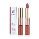 Double-headed Matte Finish Lip Gloss Lipstick Two-in-one