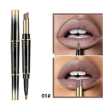 Matte Double-headed Lipstick Lip Liner Lip Lacquer