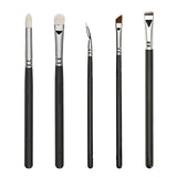 15pcs black makeup brushes