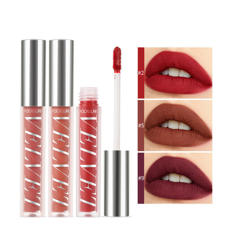 Velvet matte matte waterproof lip gloss