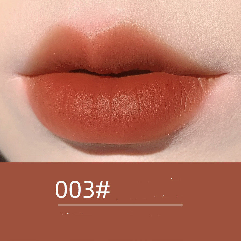 Velvet Matte Lip Glaze Lipstick Waterproof Natural Long Lasting Not Easy To Discolor Nonstick Cup Makeup Cosmetic