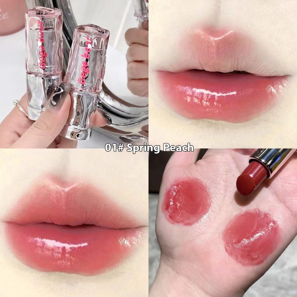 Light Transparent Moisturizing Lipstick Moisturizing White