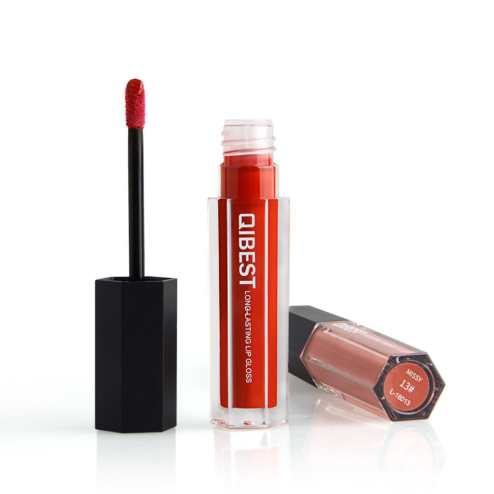 QIBEST Makeup Hexagonal Lip Gloss