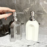 Ceramic Large Capacity Shower Gel Shampoo Travel Bottle Ceramic Large Capacity