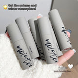 Matte Finish Velvet Non-fading White Smoked Lip Lacquer