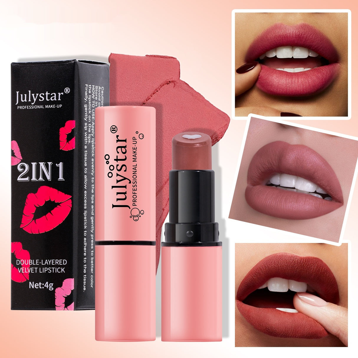 Lip Makeup Does Not Fade Nonstick Cup Fruit Flavor Long Lasting Waterproof Nourishing Lipstick