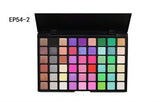 Portable Professional 54 Colors Eye Shadow Palette Fashion Cosmetic Powder Eyeshadow Palette Makeup Natural Shimmer Matt Set