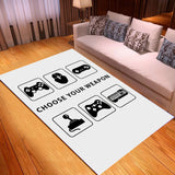 Game Console Symbol Game Carpet