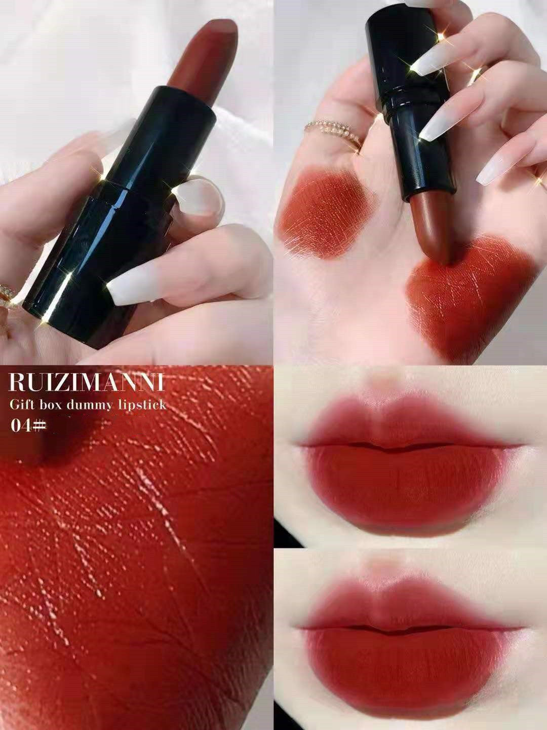 Student Party Plain Moisturizing Lipstick Matte Finish Velvet Not Easy To Fade New Lipstick