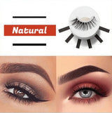 Sticky 3D silk false eyelashes No glue, no stimulation, natural soft and comfortable false eyelashes 3 seconds speed wear