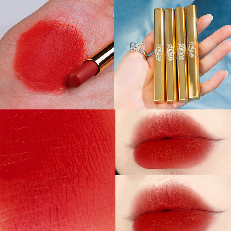 Small Thin Tube Moisturizing Lipstick Student Makeup Is Not Easy