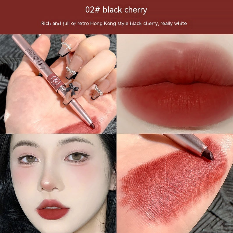 Rotating Lip Liner Lipstick Pen Waterproof And Durable Matte