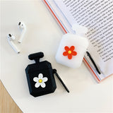 Flower perfume bottle earphone sleeve