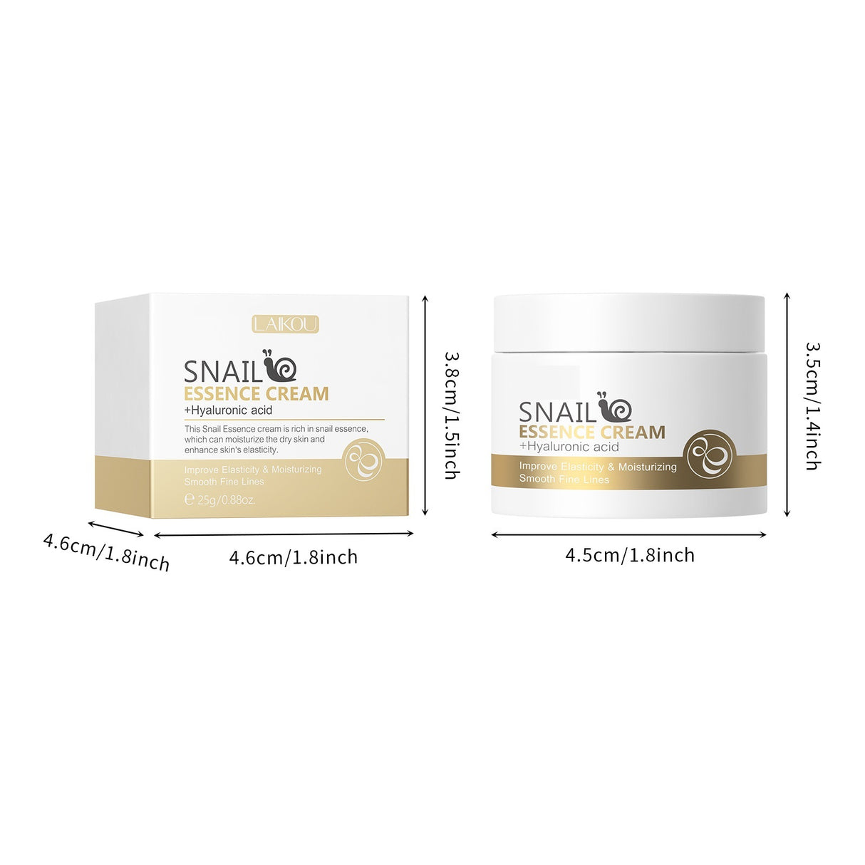 Moisturizing Skin Care Products Laikou Snail Cream