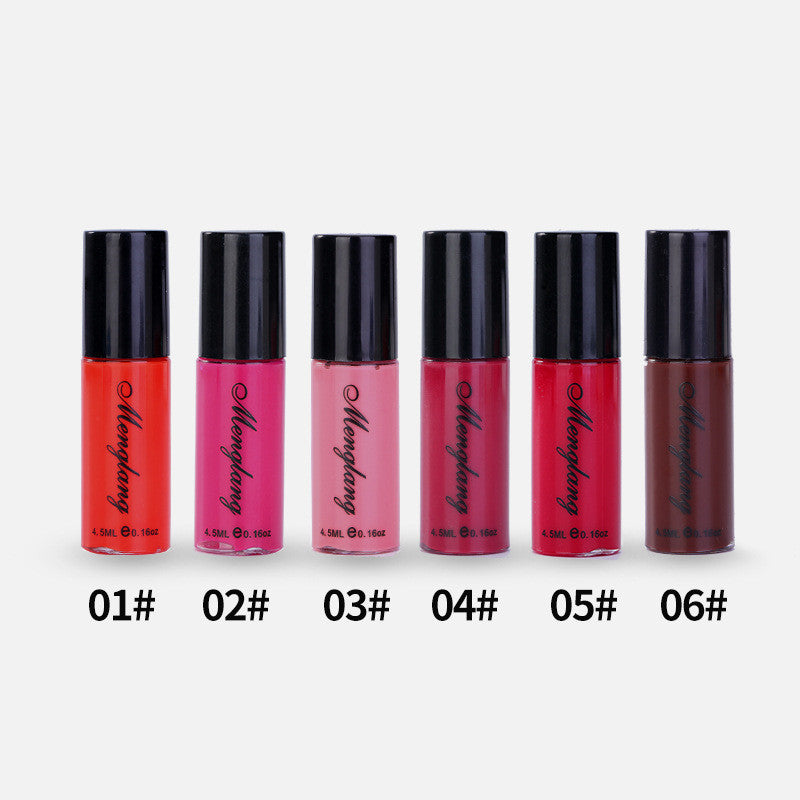 Color Development Shiny Lip Glaze Waterproof Lip Gloss Moisturizing