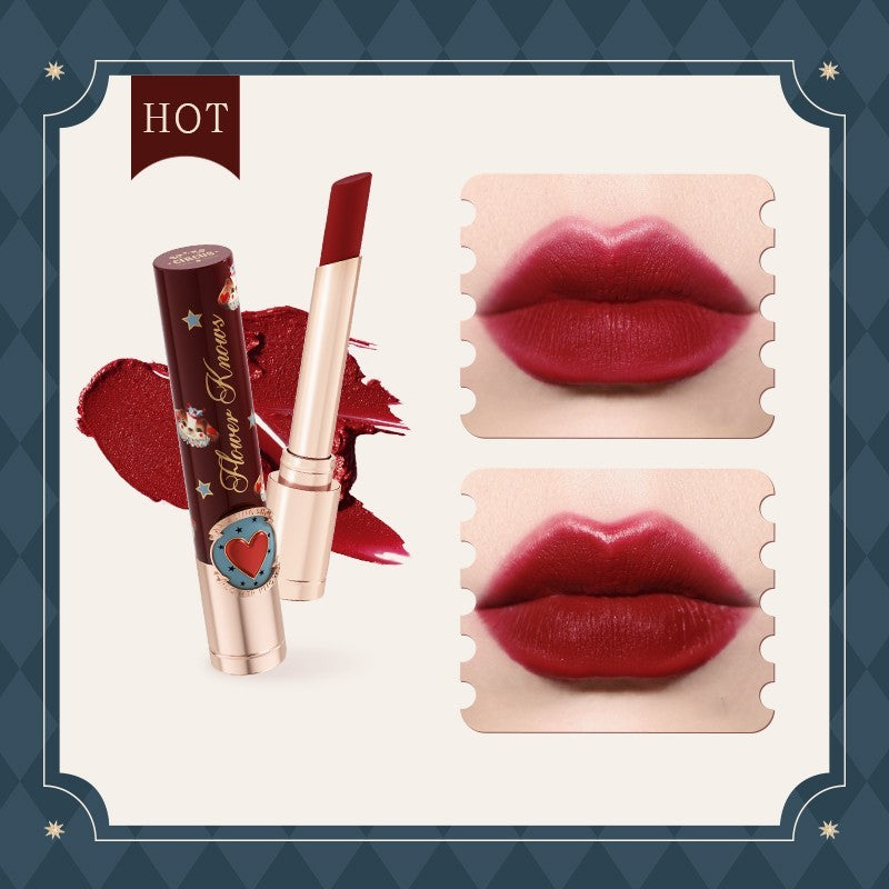 Flower Know Lipstick Circus Dry Rose Color Students