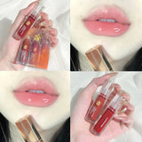 Mirror Paint Light Lip Lacquer Lipstick No Stain On Cup Long-lasting White