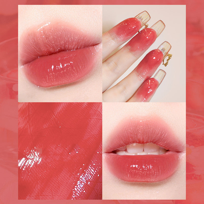 Ice-through Lip Glaze Moisturizing And Shiny Mirror Jelly Is Not Easy To Decolorize