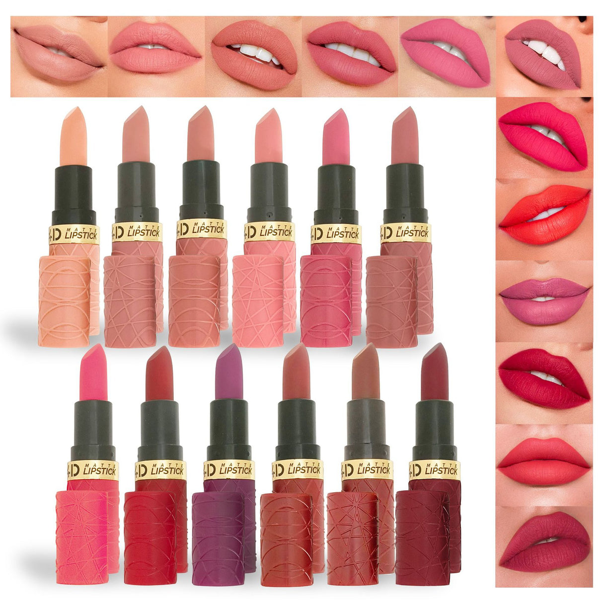 6-pack Matte Finish Lipstick Lasting