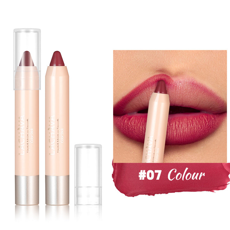 8-color Matte Lipstick Pen Waterproof No Stain On Cup