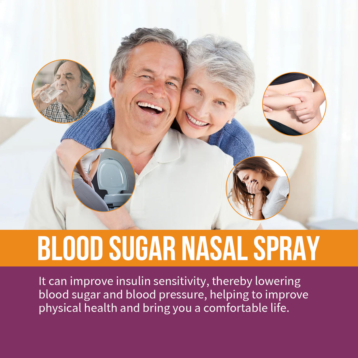 Body Discomfort Sugar Soothing Health Care Spray