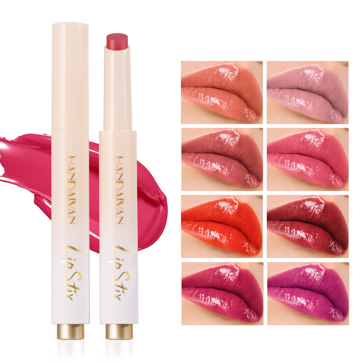 Press Lipstick Lip Balm Color Rendering Mirror Water Light