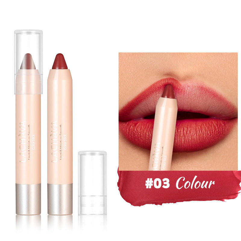 8-color Matte Lipstick Pen Waterproof No Stain On Cup