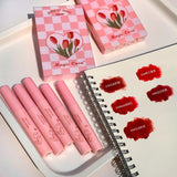 Tulip Lip Glaze Set Lipstick Matte No Stain On Cup