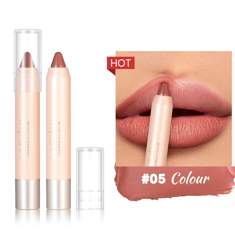 8-color Matte Lipstick Pen Waterproof No Stain On Cup