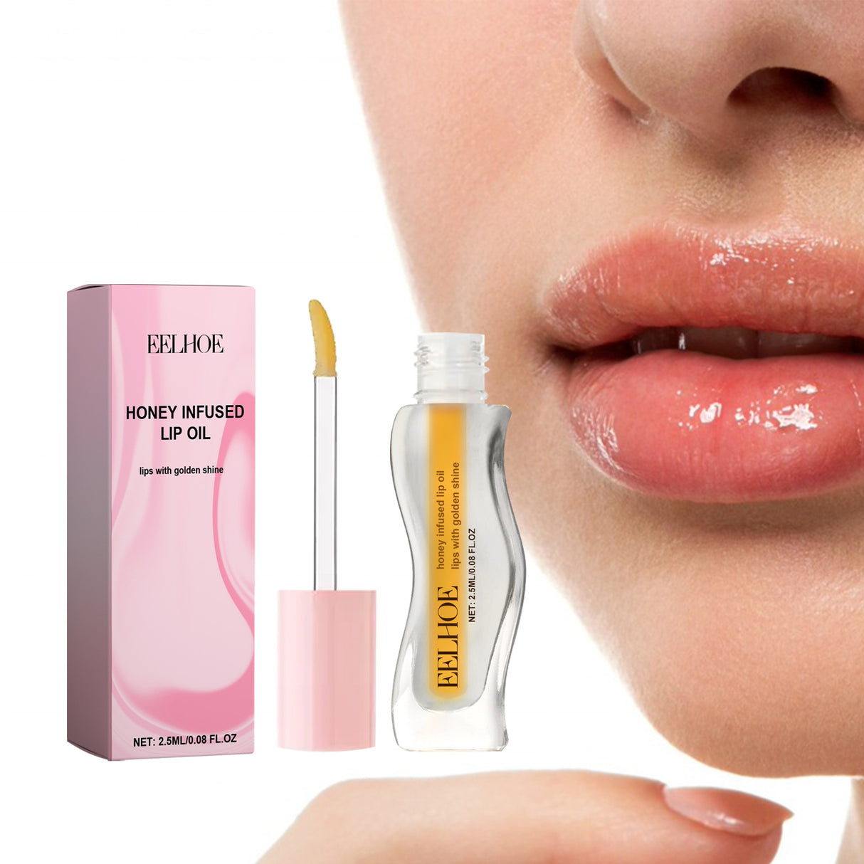 Honey Moisturizing Lip Oil Fade Lip Lines