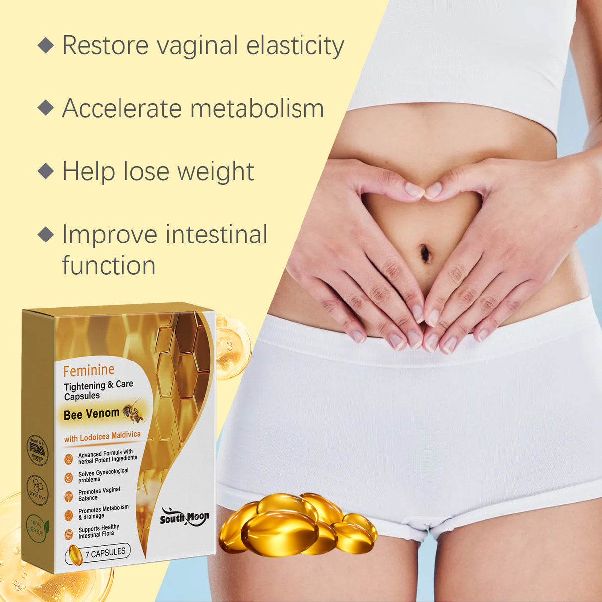 Women's Body Care Capsule Nourishing And Firming