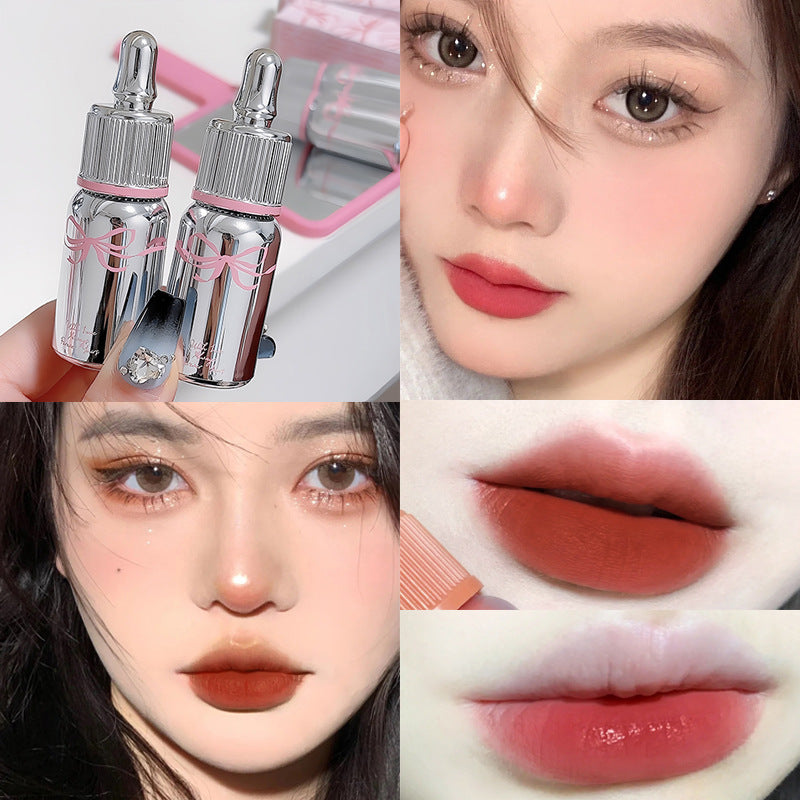 Small Feeding Bottle Mousse Lip Lacquer Matte Finish Lipstick