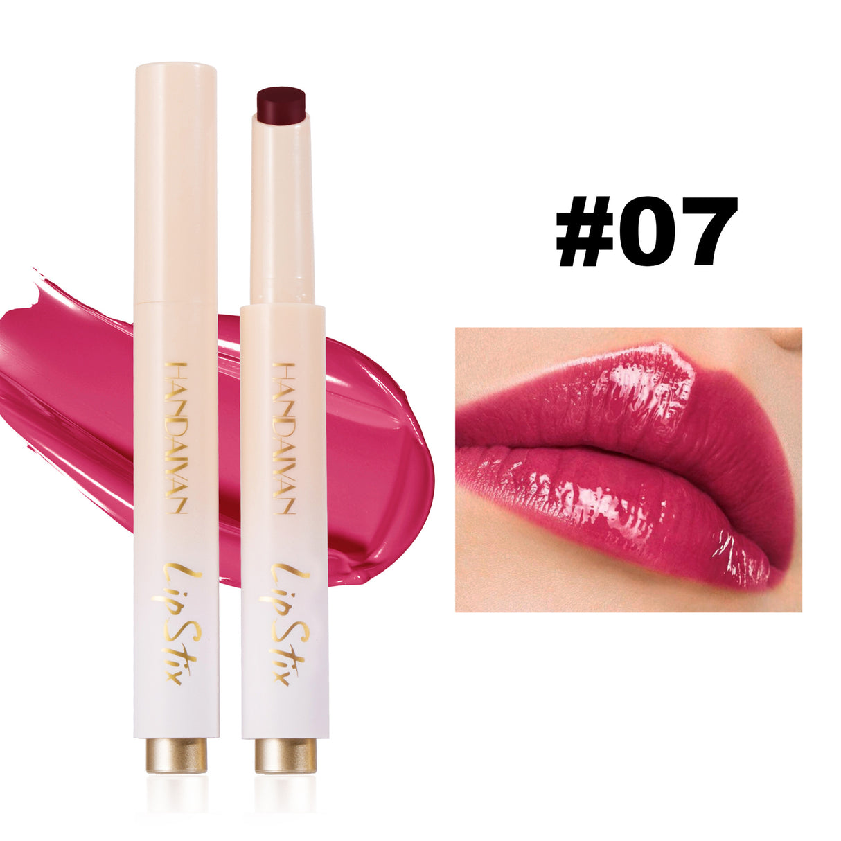 Press Lipstick Lip Balm Color Rendering Mirror Water Light