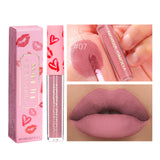 12-color Single Sexy Red Lip Matte Lip Gloss Not Easy To Makeup Matte Surface Lip Gloss