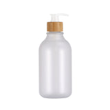 Push Round Shoulder Frosted Lotion Bottle PET Plastic Shampoo Bottle Shower Gel