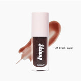 Translucent Black Lip Gloss Water Light Mirror Highlight Lipstick