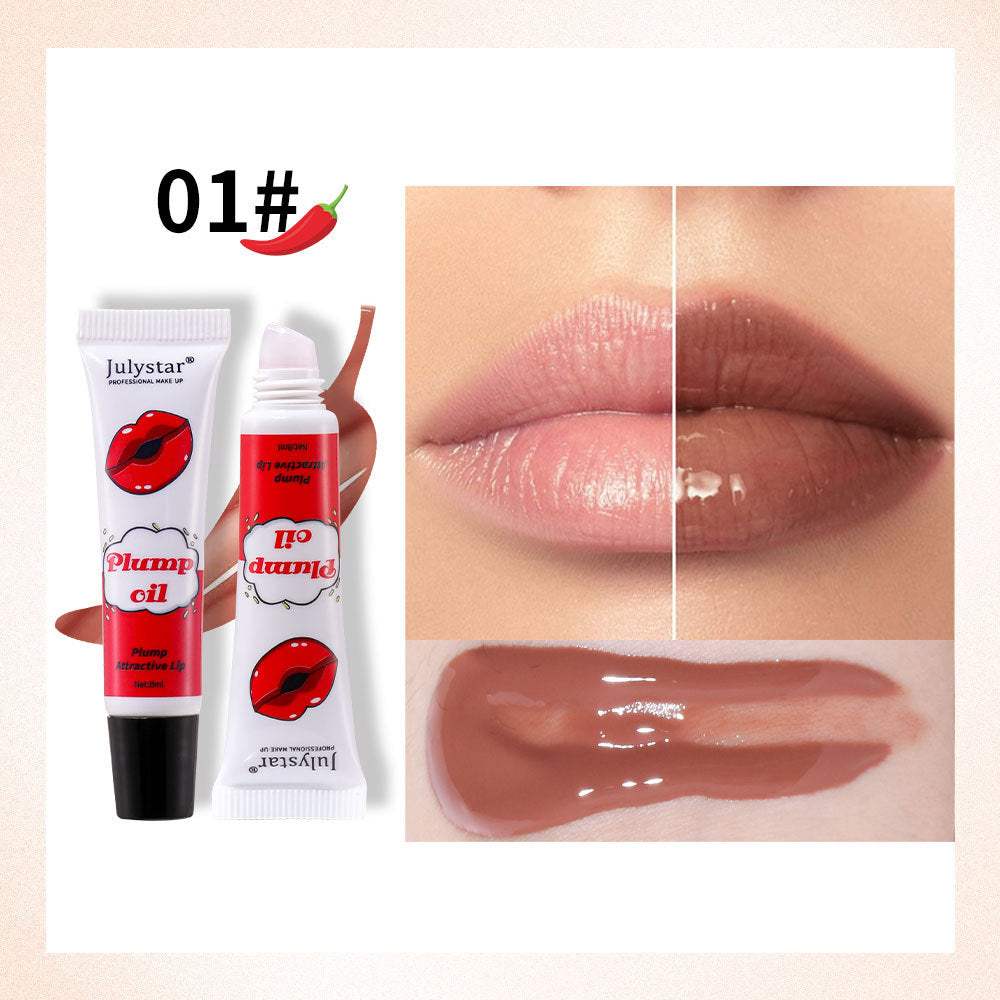 Lip Oil Mirror Moisturizing Full Lips Long Lasting Waterproof