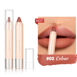 8-color Matte Lipstick Pen Waterproof No Stain On Cup