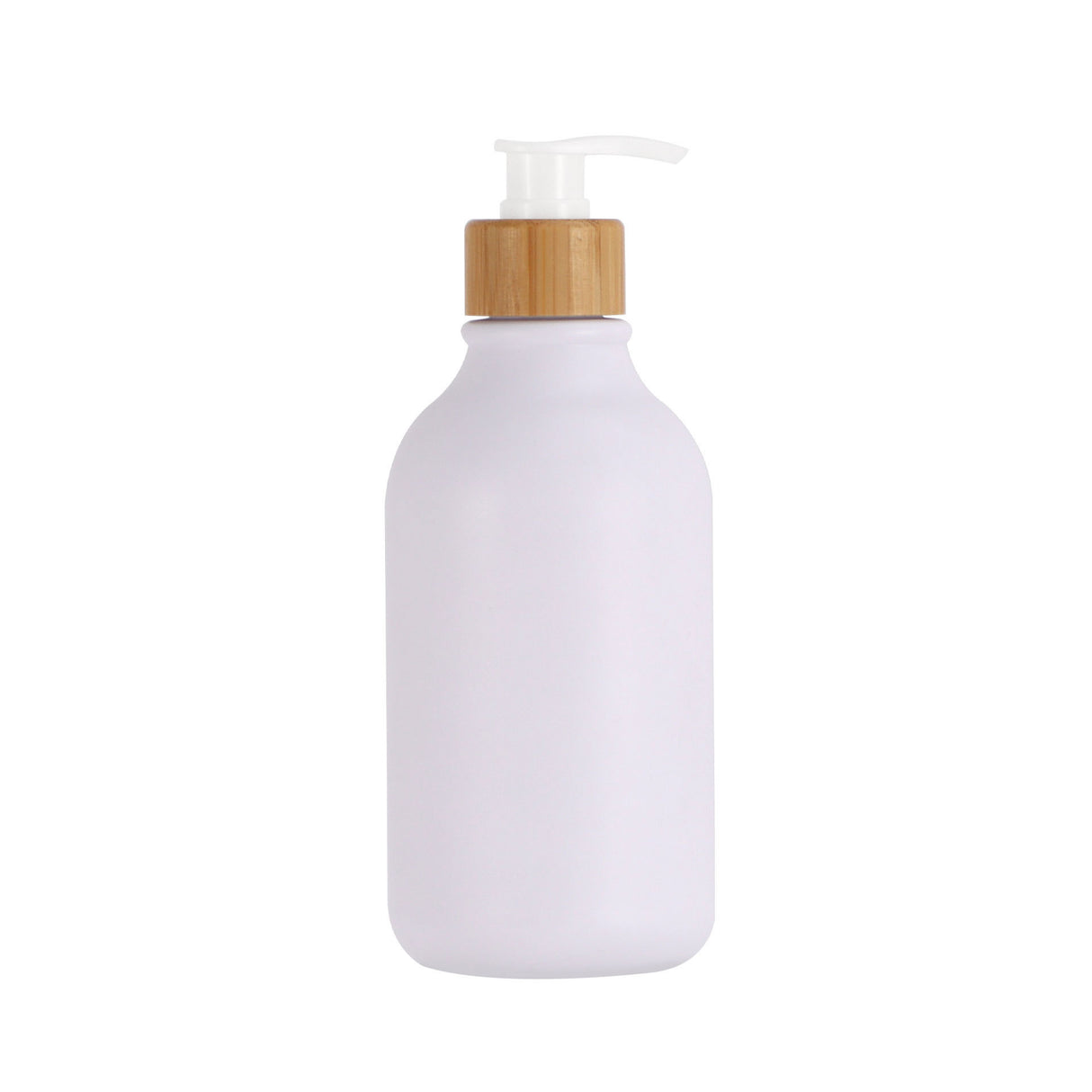 Push Round Shoulder Frosted Lotion Bottle PET Plastic Shampoo Bottle Shower Gel