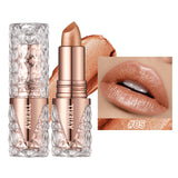 Shiny Lipstick Long Lasting Waterproof Pearlescent