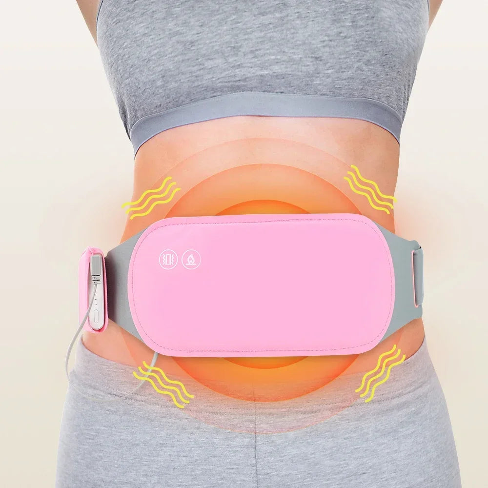 Menstrual Heating Portable Heating Massager Belt Abdominal Waist Belt Relieve Period Uterus Cold Dysmenorrhea Relieving Belt