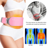 Menstrual Heating Portable Heating Massager Belt Abdominal Waist Belt Relieve Period Uterus Cold Dysmenorrhea Relieving Belt