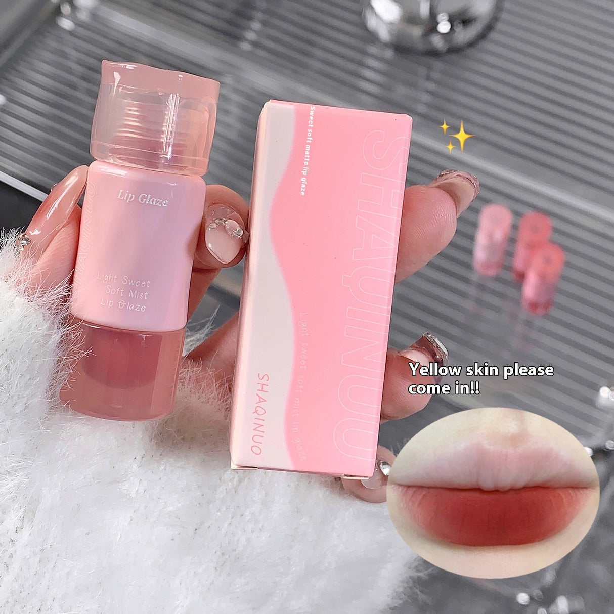 Light Sweet Soft Mist Lip Lacquer Makeup Color Rendering