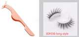 Reusable 3D Mink Lashes Natural False Eyelashes Self Adhesive Fake Glue Free Makeup Eyelash Extension Silk