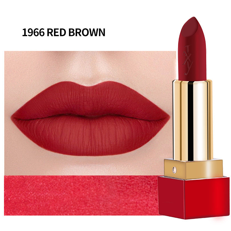 Lipstick, Misty Moisturizing Not Easy To Fade Engraved Reddish Brown