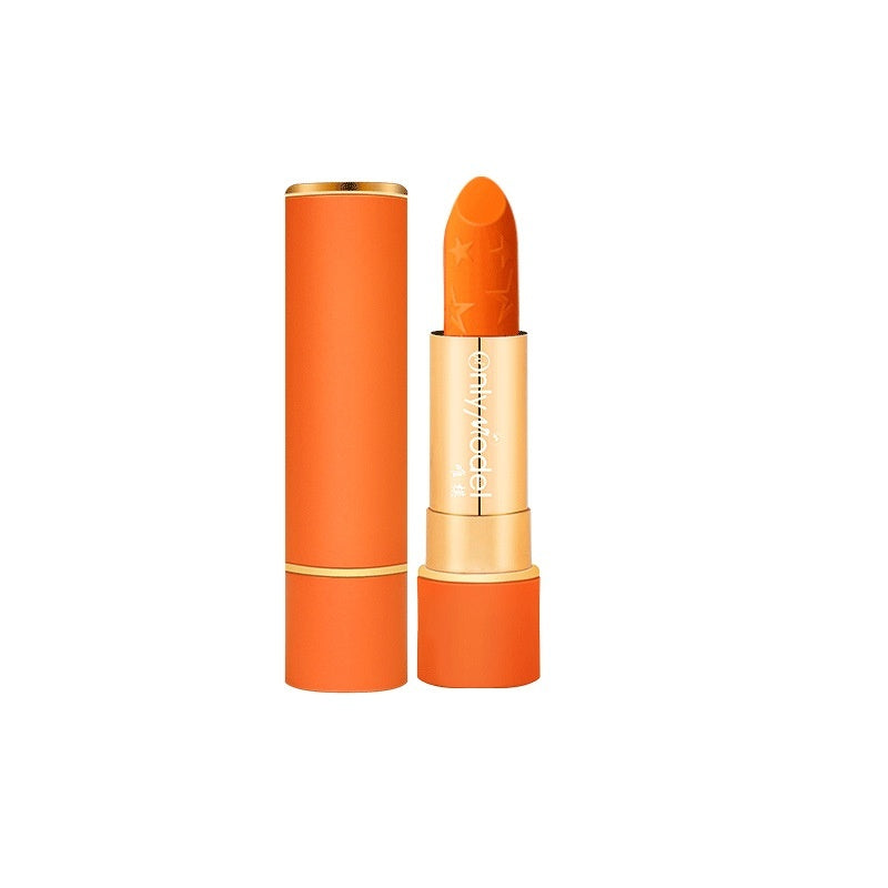 Carrot Orange Nourishing Lipstick Not Easy To Fade