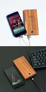 Wooden Handicraft Phone Fast Charge Mobile Power Power Bank